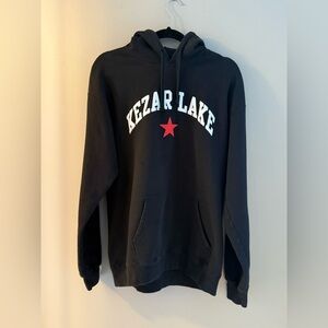 Kezar Lake Lovell, Maine Unisex Adult Black Hoodie - Sz Medium